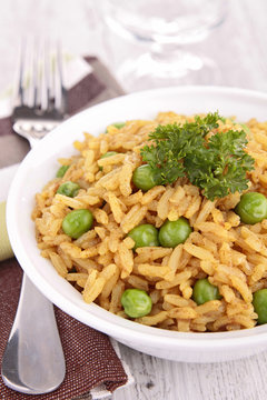 rice and pea