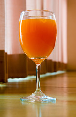 Glass of orange juice
