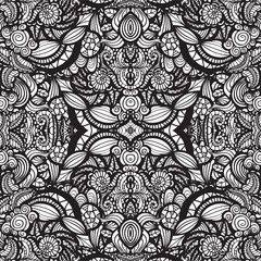 Hand drawn seamless pattern, seamless vector pattern