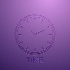 background with clock icon