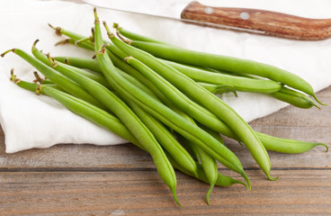 Organic pole beans