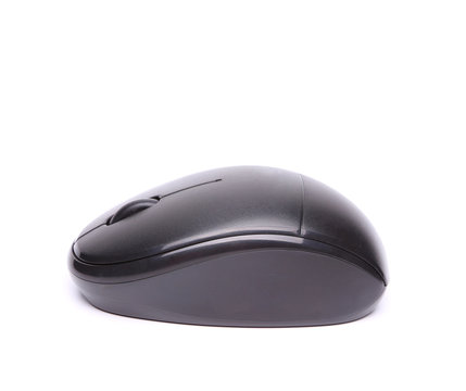 Wireless computer mouse. Flank.