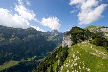 Altmann und Seealpsee - Alpstein - Alpen - Schweiz