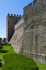 Fototapeta na wymiar Lisbonne chateau Sao Jorge