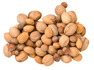 Noci, nocciole e mandorle