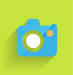 Camera vector icon flat modern design