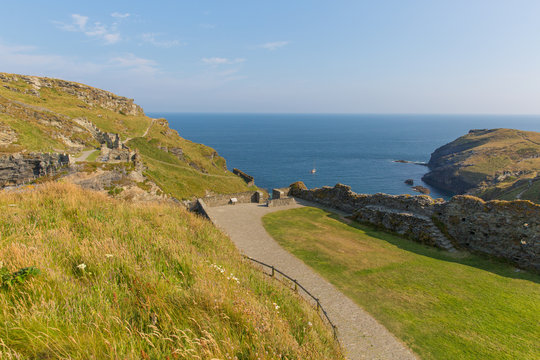 Tintagel Castle Cornwall Medieval Fortification