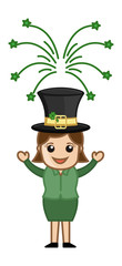 St. Patrick's Day Leprechaun Girl