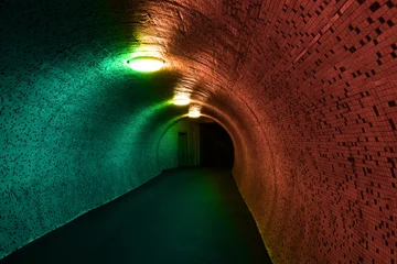 Papier Peint photo Tunnel Pedestrian tunnel