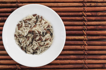 Three types of rice