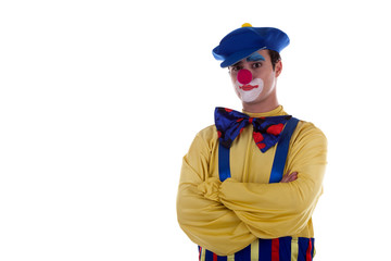 Obraz premium Clown isolated on white background