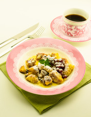 Leckerer Kaiserschmarrn und Kaffee