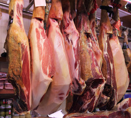Prepared ham market in  Spain.