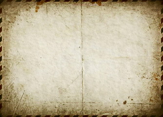 old airmail letter grunge background