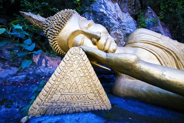 Gold Sleeping Buddha II