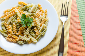 Fusilli pasta