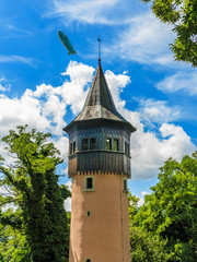 Alter Wachturm, genannt Schwedenturm, auf Insel Mainau © ines39