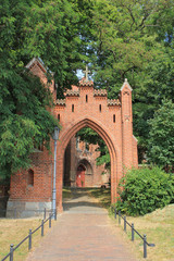 Naklejka premium Marienkirche in Röbeln/Müritz (13. Jh., Mecklenburg-Vorpommern)