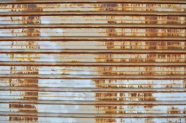 Rusty metal curtain 3