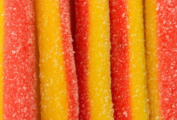 Sweet jelly candies close-up