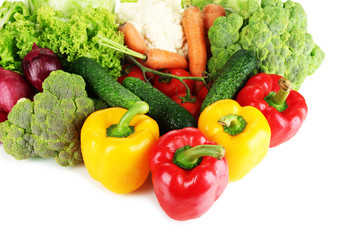 Fresh vegetables close up