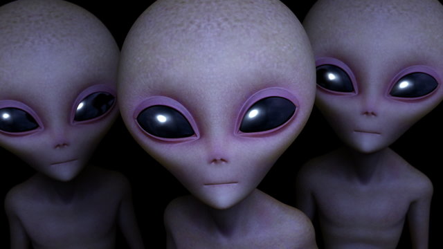 Aliens 3d animation