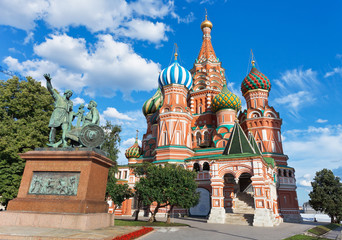 Fototapeta na wymiar Bazyli katedra w Moskwie, Rosja
