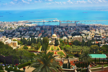 Obraz premium Bahai Gardens in Haifa Israel