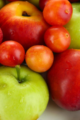 Juicy fruits background