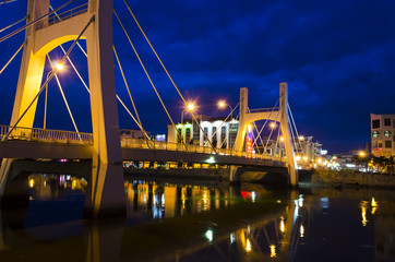 Fototapeta na wymiar Bridges of Phan Thiet City.
