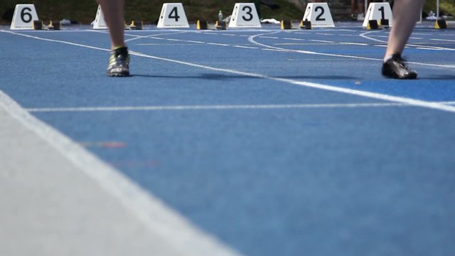 track and field  start