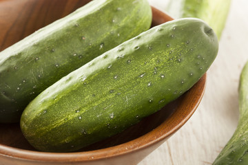 Organic Green Pickle Cucumbers