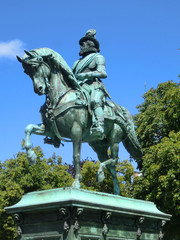Obraz premium Reiterstatue Willem van Oranje (Wilhelm I.) Den Haag