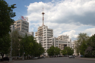 Gosprom administrative complex in Kharkiv, Ukraine