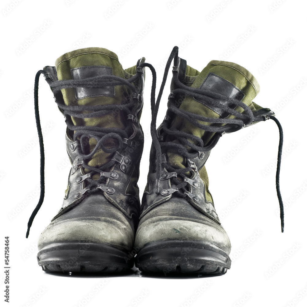 Wall mural army boots