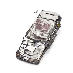 broken mobile phone