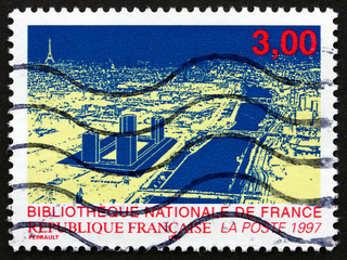 Postage stamp France 1996 New National Library of France