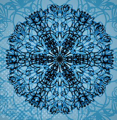 Arabian ornament flower for decoration vector