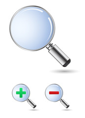 magnifying glass - zoom glass icon