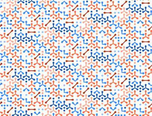 Colored triangles, abstract geometric vector seamless pattern.