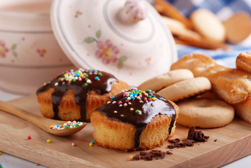 dolcetti al cioccolato per la colazione