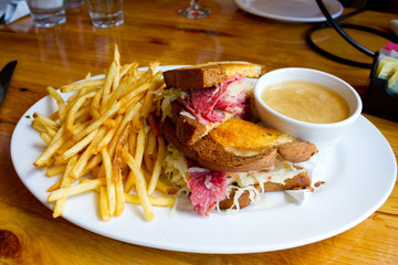 Reuben Sandwich at Pub