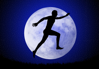 Jumping in the night