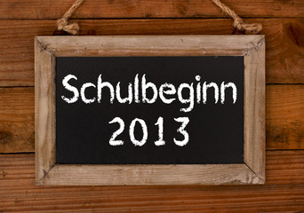 Schulbeginn 2013