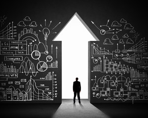 Businessman and business plan