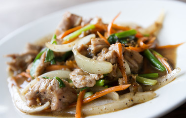 Beef with Black Pepper.