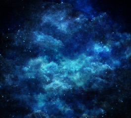 illustration of space with multiple stars