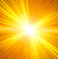Star burst red and yellow fire