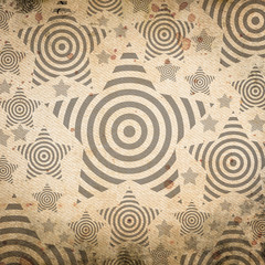 vintage background with stars