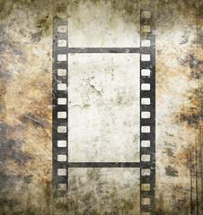 Obraz premium Vintage background with film frame